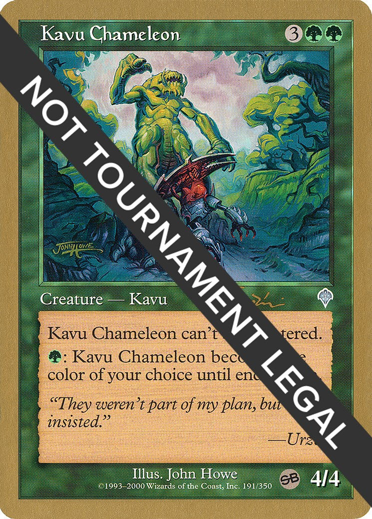Kavu Chameleon - 2001 Jan Tomcani (INV) (SB)