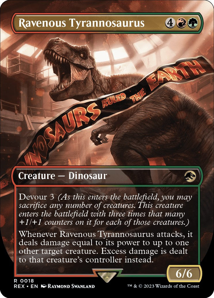 Ravenous Tyrannosaurus (Borderless)