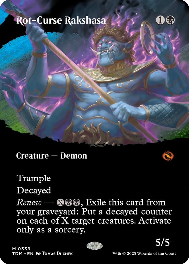 Rot-Curse Rakshasa (Borderless)