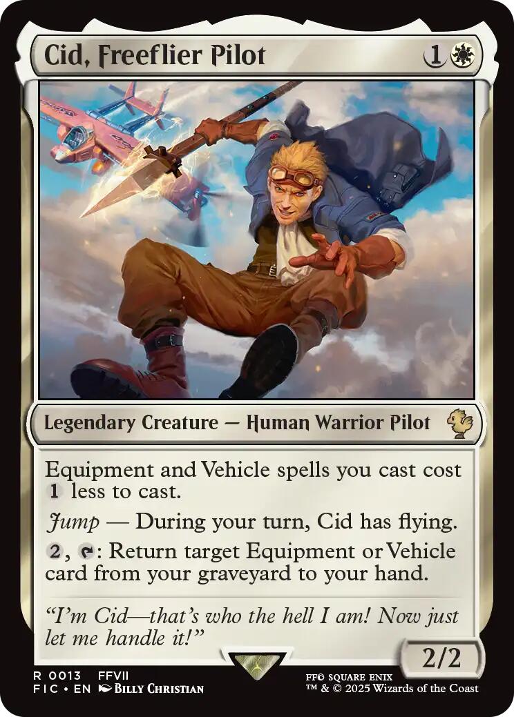 Cid, Freeflier Pilot