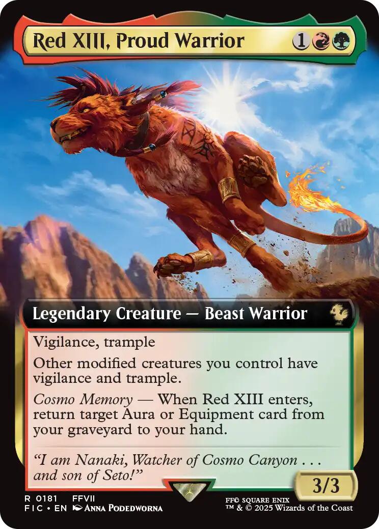 Red XIII, Proud Warrior (Extended Art)