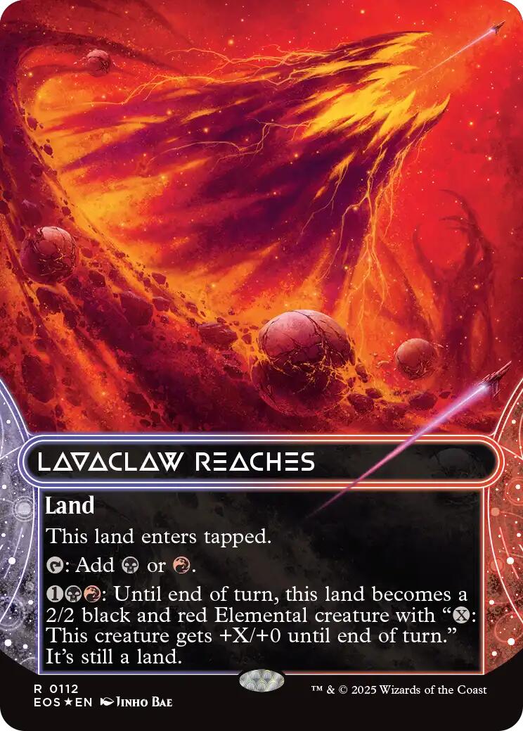 Lavaclaw Reaches (0112) (Borderless) (Galaxy Foil)