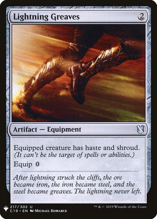 Lightning Greaves (C19)