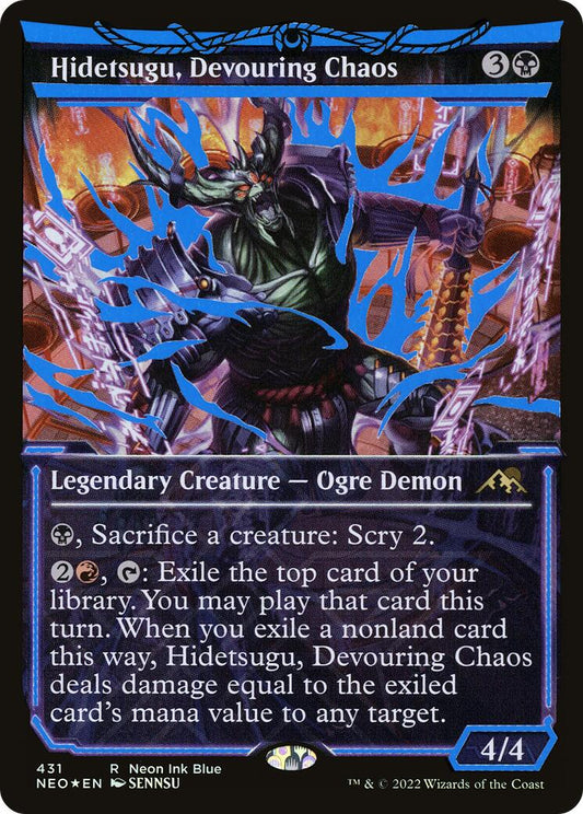 Hidetsugu, Devouring Chaos (Neon Blue)