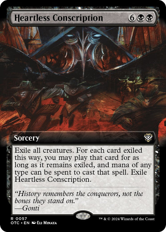 Heartless Conscription (Extended Art)