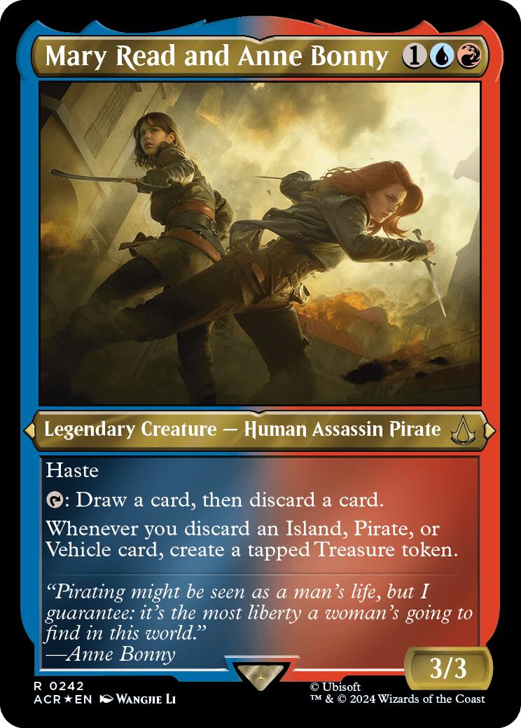 Mary Read and Anne Bonny (Foil Etched)