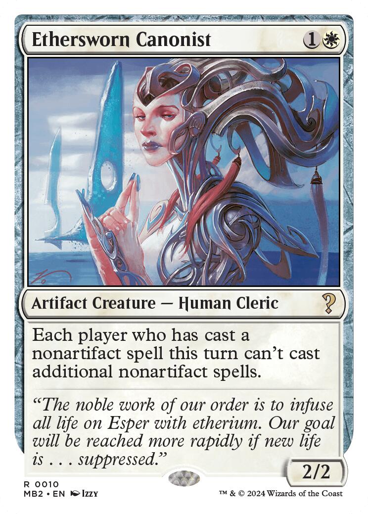 Ethersworn Canonist (White Border)