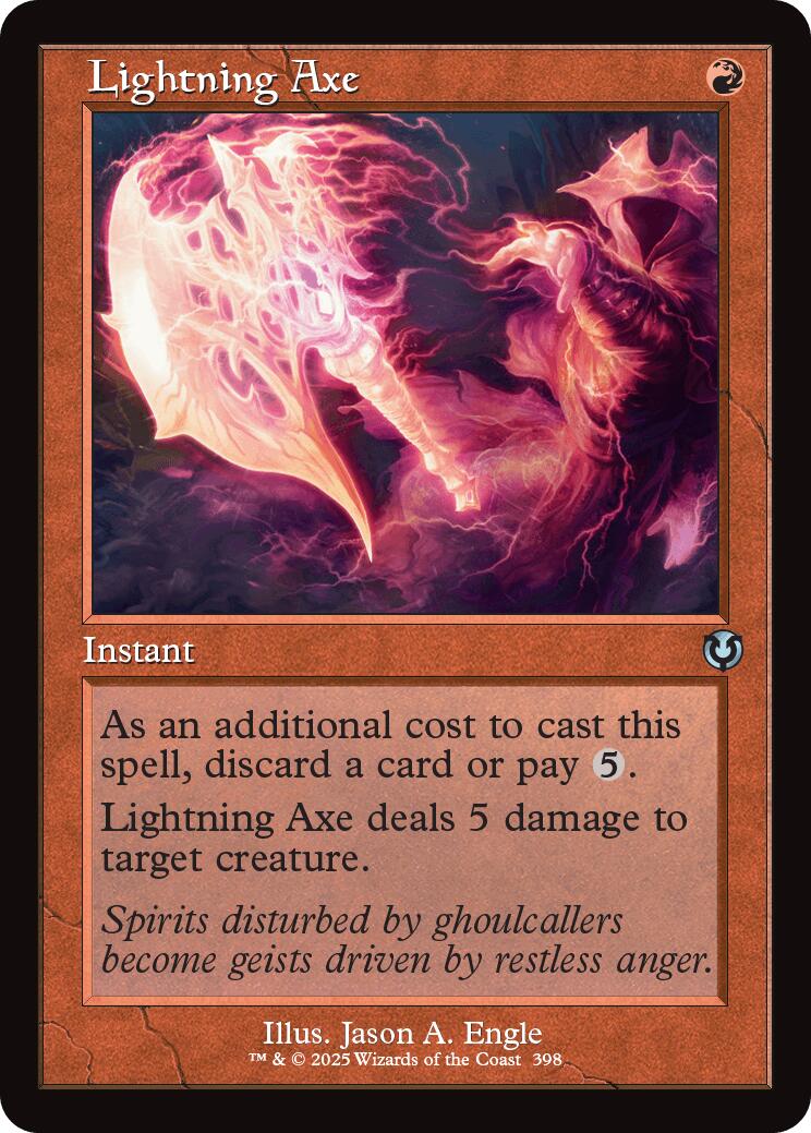 Lightning Axe (Retro Frame)