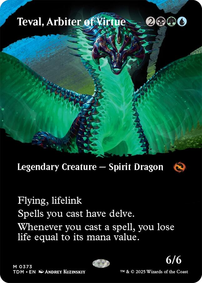 Teval, Arbiter of Virtue (Borderless)