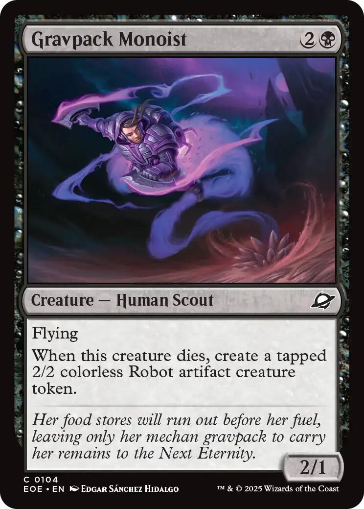 Gravpack Monoist