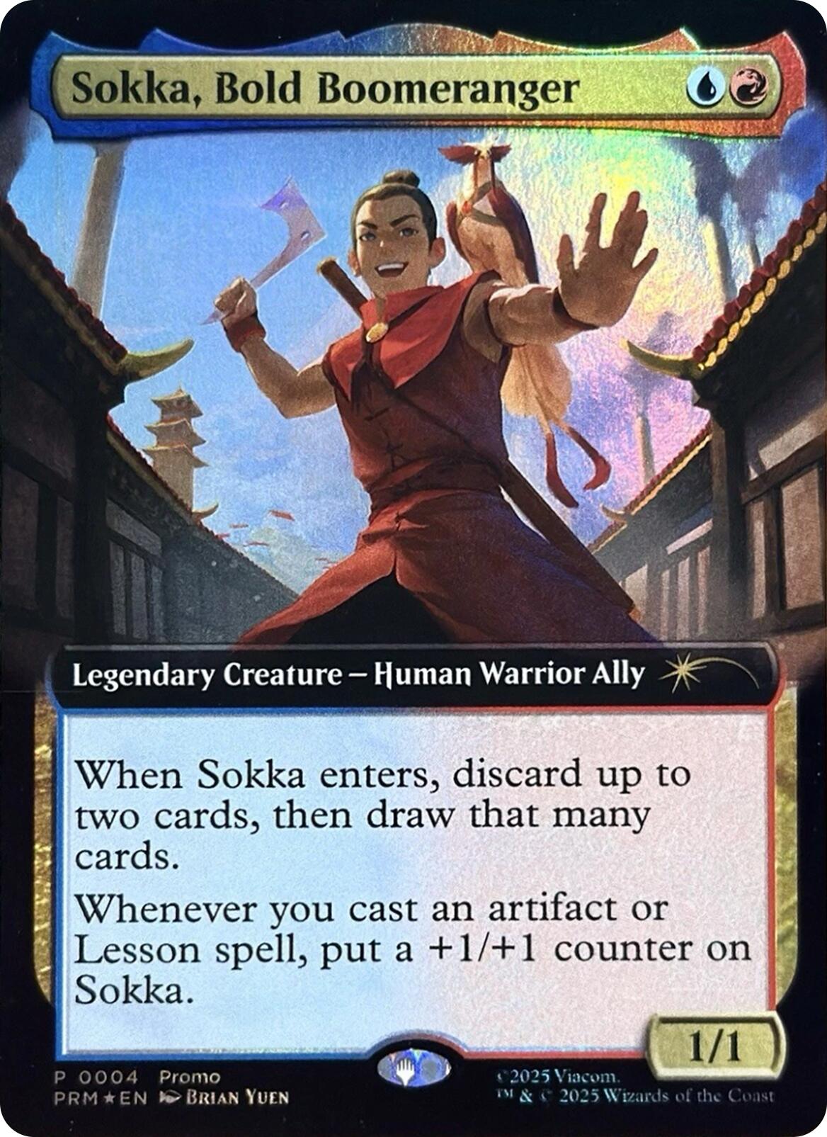 Sokka, Bold Boomeranger (Extended Art)