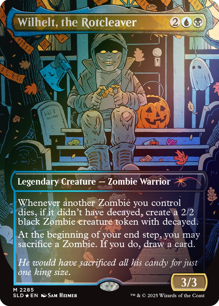 Wilhelt, the Rotcleaver (Rainbow Foil)